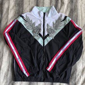 PINK jacket NWT sequin embellished XS/S